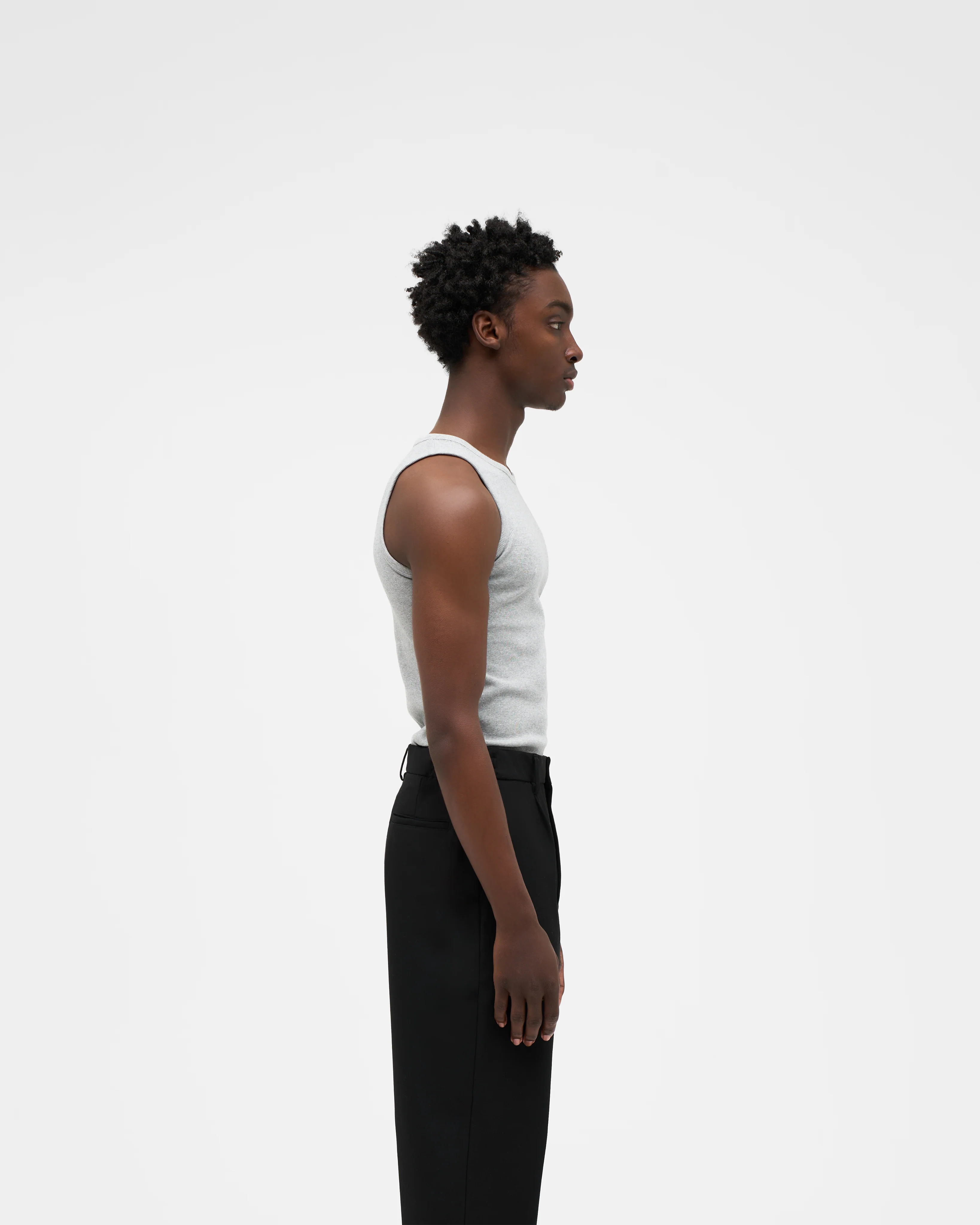 CROP RACER RIB VEST - Image 3